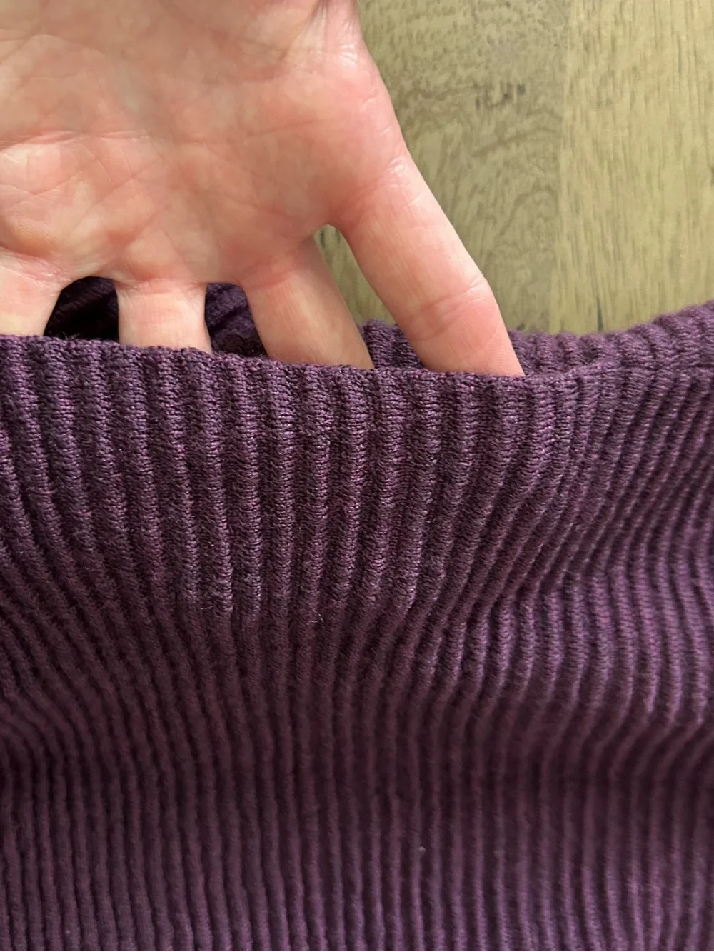 Lululemon Purple Ribbed Women's Cardigan - Picture 6 of 6